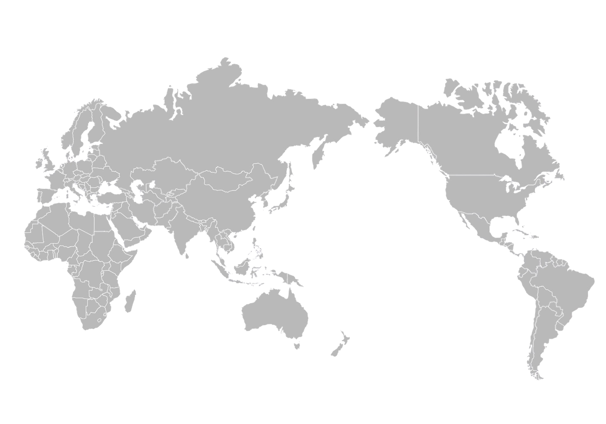ITOS global partner network world map